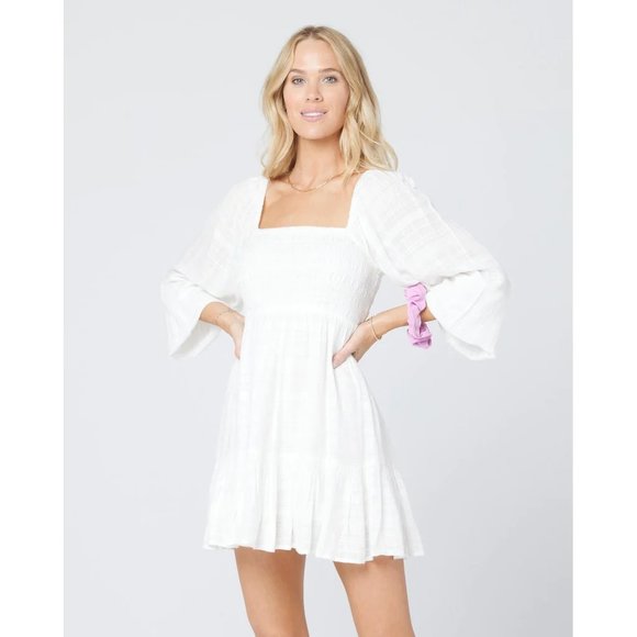 l*space Dresses & Skirts - L*Space Winslet long sleeve mini Dress (size L) NWT
